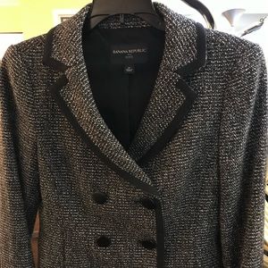 Banana Republic Tweed Jacket 0P